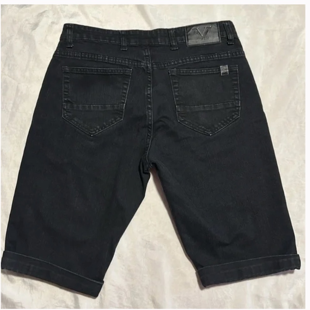 VERSACE V 19-69 Black Denim Jean Shorts 30
